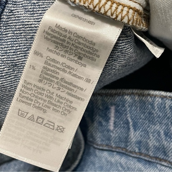 MADEWELL The Perfect Vintage Flare Jean Blue Delavan Wash Sz 33 NWT 90's - Picture 9 of 10